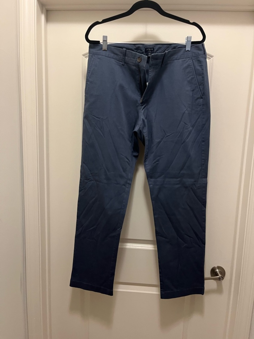 J. Crew Navy Blue Straight Chino Pants